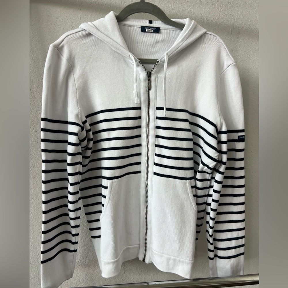 Anafi Cotton Zip Up Sweater